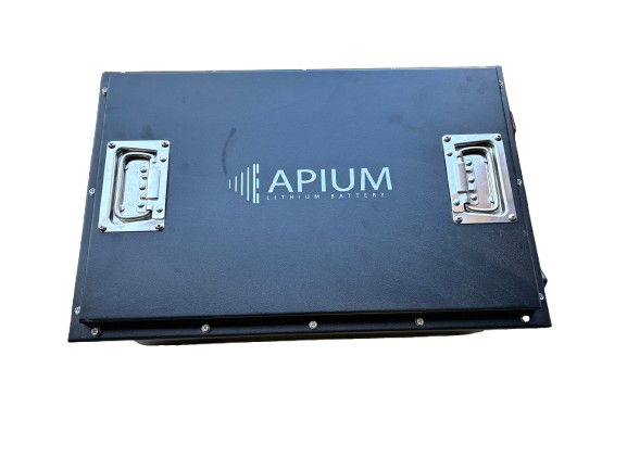 Apium battery top view